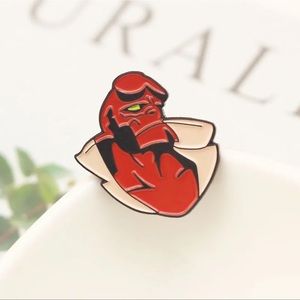 Hellboy Enamel Pin, Anung Un Rama Hellboy Movie Enamel Pin
